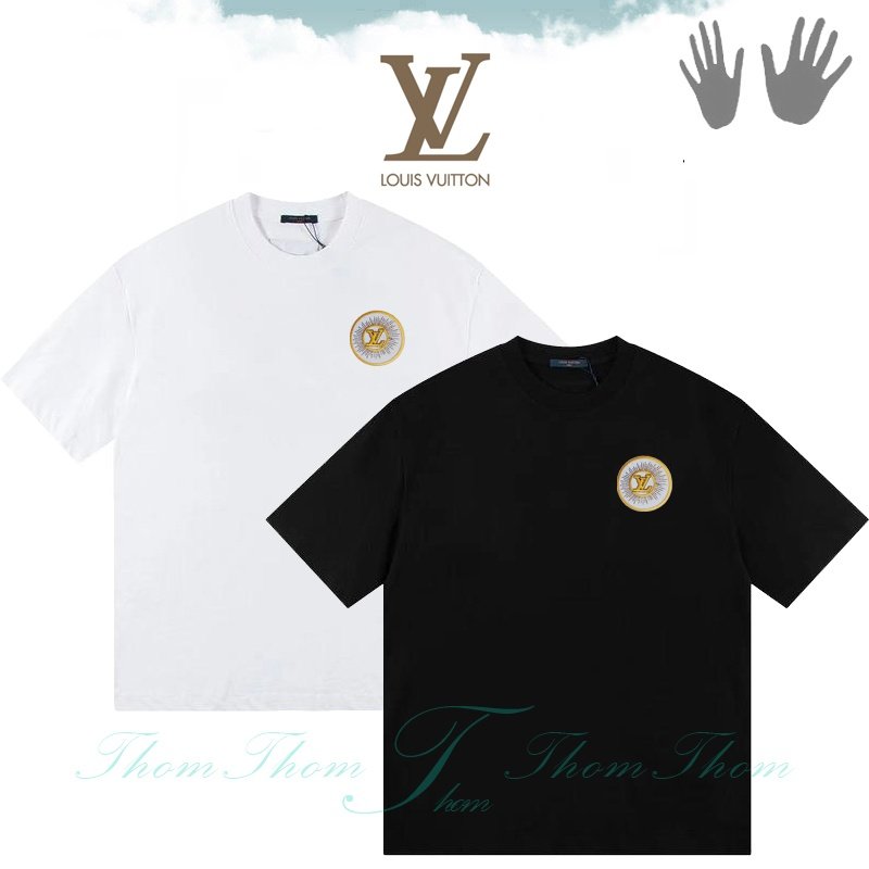 LOUIS VUITTON 루이비통 자수패치 반팔