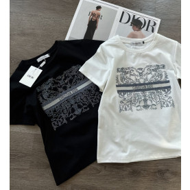 DIOR 디올 크리스탈 슬리브 티셔츠