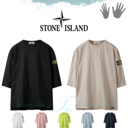 STONE ISLAND 스톤아일랜드 슬리브 오버핏 7부
