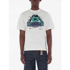 BURBERRY 버버리 카 코튼 티셔츠