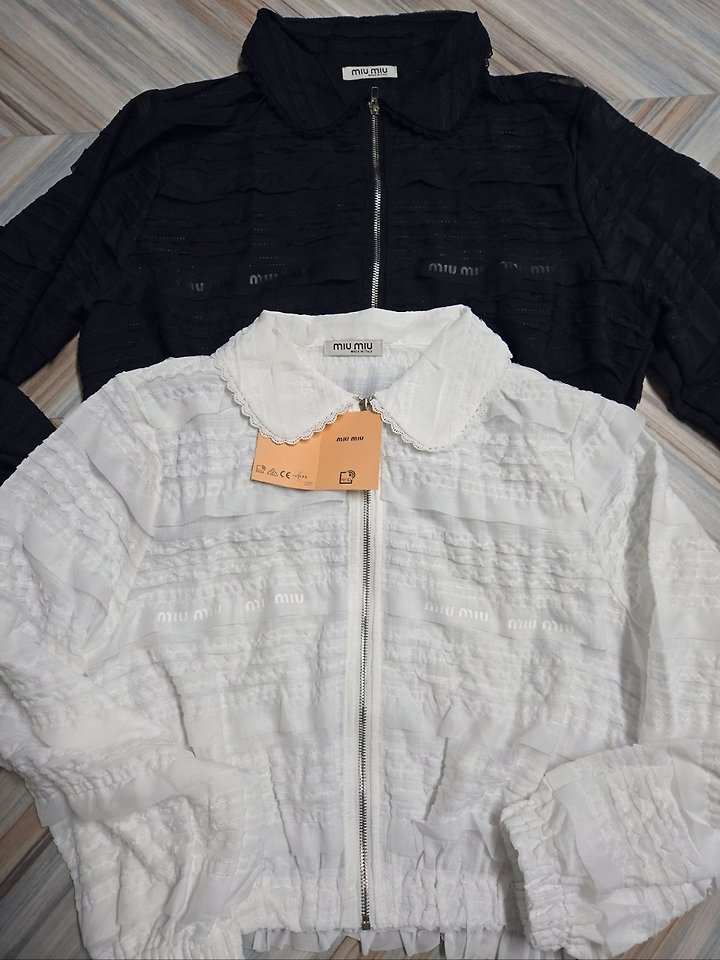 MIUMIU 미우미우 프릴 바람막이