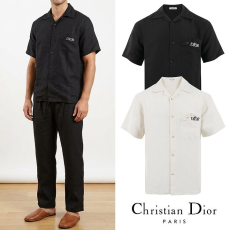 ●6월 판매 8위● DIOR 디올 레터링 클립 자수 린넨 셋업