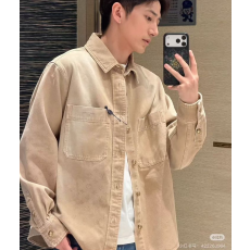 LOUIS VUITTON 루이비통 64318 모노그램 스웨이드 셔츠