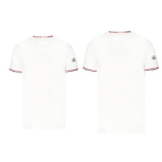 MONCLER 몽클레어 클래식 사이드 암밴딩 커플 반팔티