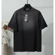 CHROME HEARTS 크롬하츠 650889 로고 크로스 워싱 반팔 2COLOR