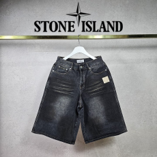 STONE ISLAND 스톤아일랜드 더티 워싱 버뮤다 데님 팬츠 3COLOR