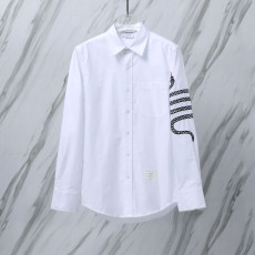 THOM BROWNE 톰브라운 520 스네이크 사선 옥스포드 셔츠