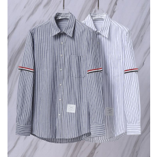 THOM BROWNE 톰브라운 922 RWB 암밴드 스트라이프 코튼 셔츠