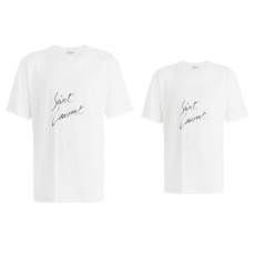 SAINT LAURENT 생로랑 시그니쳐 커플 반팔티
