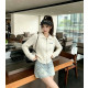 MIUMIU 미우미우 트위스트 지퍼 가디건 2COLOR