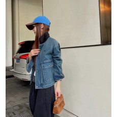 SAINT LAURENT 생로랑 코듀로이 카라 데님자켓