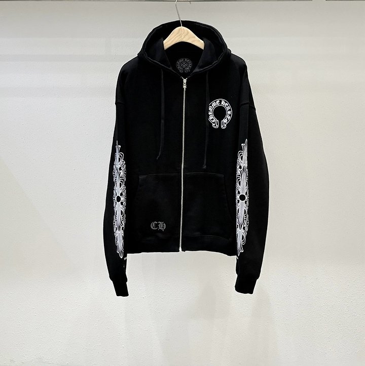 CHROME HEARTS 크롬하츠 홀스슈 후드 집업