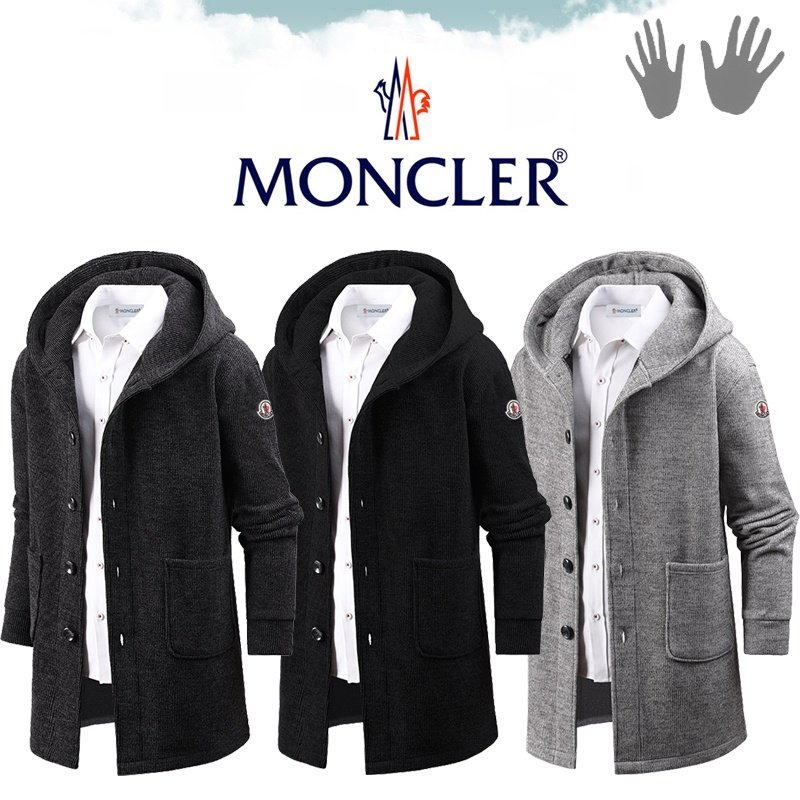 MONCLER 몽클레어 니트 후드 가디건