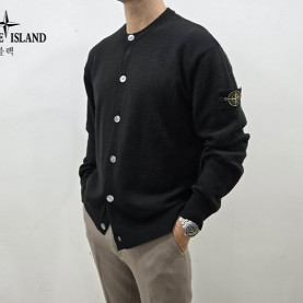 STONE ISLAND 스톤아일랜드 캐시 와펜 라운드 가디건 4COLOR