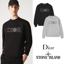 DIOR 디올 X 스톤아일랜드 콜라보 로고 맨투맨