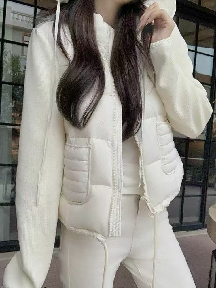 MONCLER 몽클레어 스퀘어퀼팅 패딩 집업 가디건