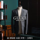 GUCCI 구찌 울 헤링본 싱글 자켓