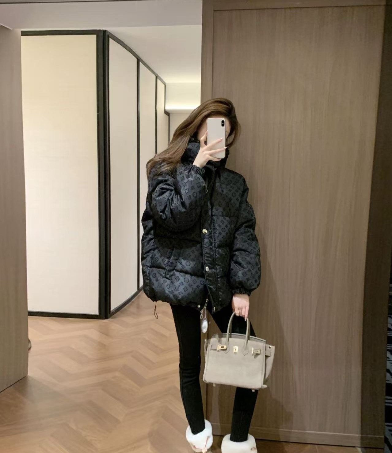 LOUIS VUITTON 루이비통 모노그램 구스다운 패딩