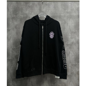 CHROME HEARTS 크롬하츠 데들리 돌 홀스슈 바인 대거 집업 후드 자켓