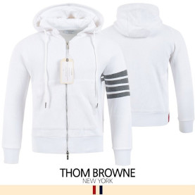 THOM BROWNE 톰브라운 4바 니트 후드집업 3COLOR