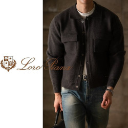 LOROPIANA 로로피아나 볼륨 포켓 가디건 3COLOR