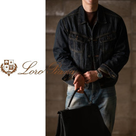 LOROPIANA 로로피아나 저스틴 비버 데님 트러커 2COLOR