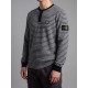 STONE ISLAND 스톤아일랜드 프리미엄 핀 스트라이프 컴퍼스 와펜 니트 2COLOR