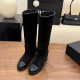 CHANEL 샤넬 여성용 롱 부츠 (굽높이5CM) C64493 2COLOR