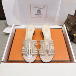 HERMES 에르메스 여성용 슬리퍼 (굽높이4.5CM) H49639 2COLOR